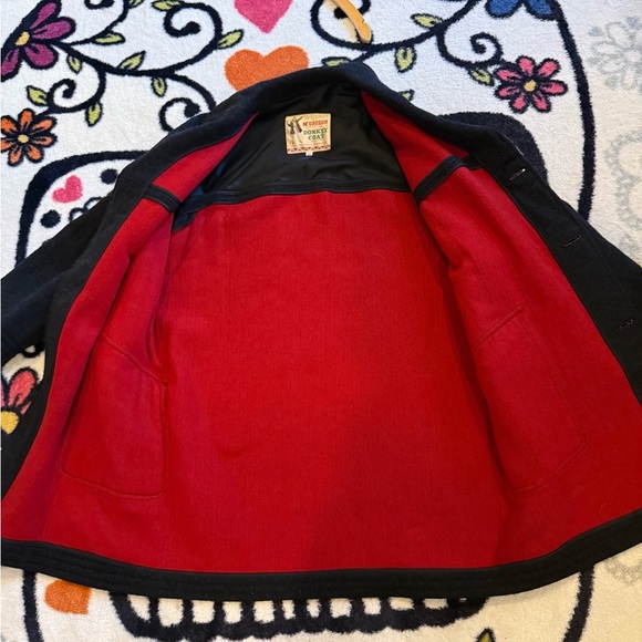 🖤 Rare Vintage McGregor Donkey Coat - Charcoal Wool w/ Red Lining (Size 40) - Picture 1 of 12
